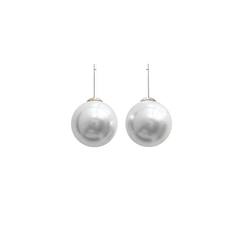 Imitation pearls earrings